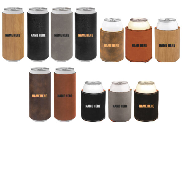 New Opportunities Leather Koozies - Image 3