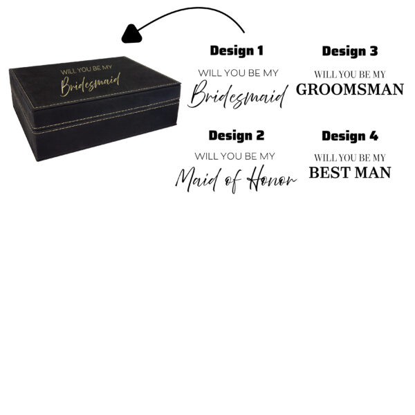 Leather Bridal Party Box - Image 3