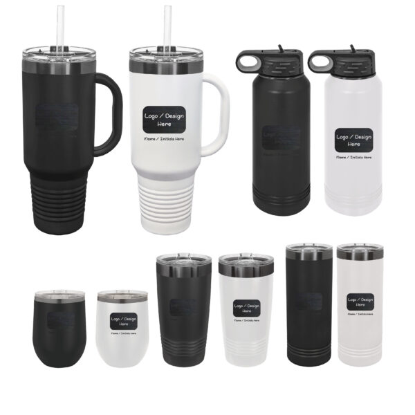 Ghost Black Stainless Steel Insulated Drinkware - Image 2