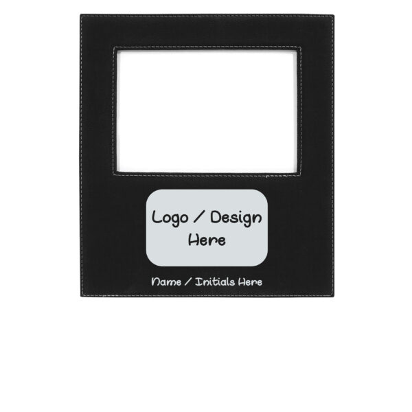 Leather Picture Frames with Engraving Area