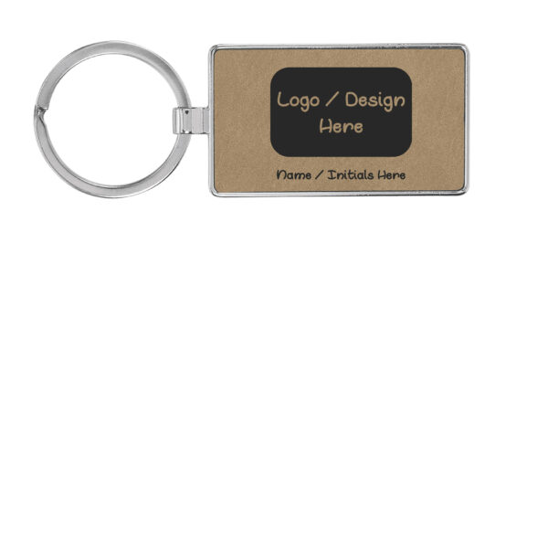 Leather Metal Keychains