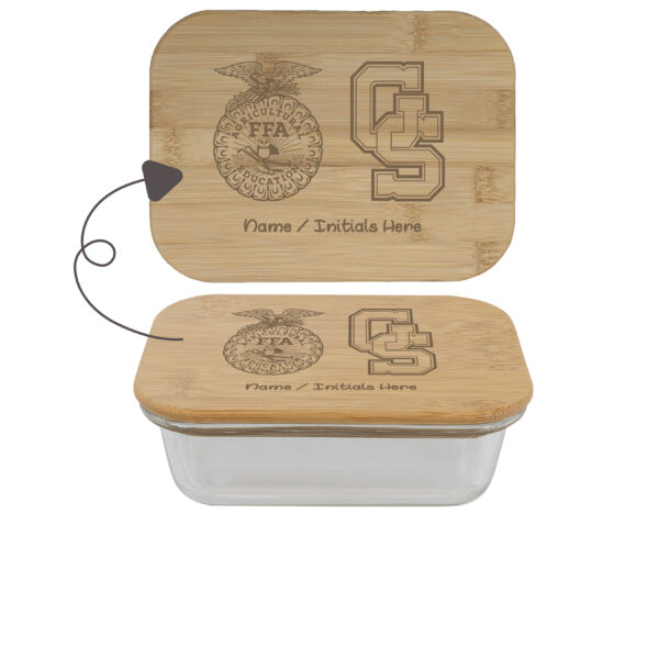 Gibson Southern High School Rectangle Glass Containers