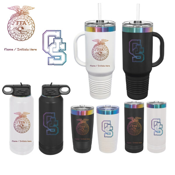 Gibson Southern High School Prism Drinkware - Image 2
