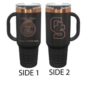 Gibson Southern High School Rose Gold Drinkware