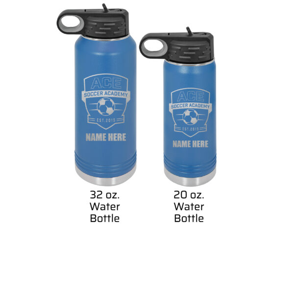 Ace Soccer Academy PLAYERS Stainless Steel Insulated Water Bottles - Image 2