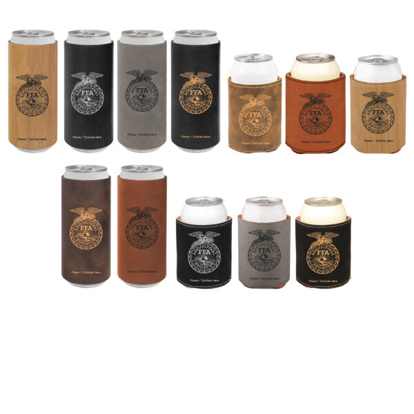 Gibson Southern High School Leather Koozies - Image 3