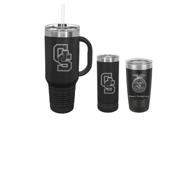 Gibson High School Stainless Steel Tumblers - Image 2