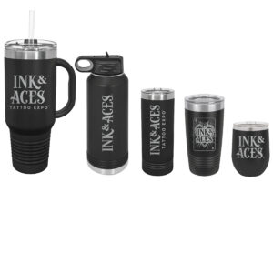 Ink & Aces Stainless Steel Drinkware