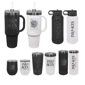 Ink & Aces Ghost Black Drinkware
