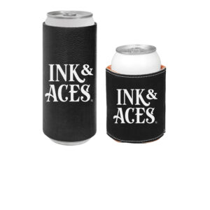 Ink & Aces Leather Koozies