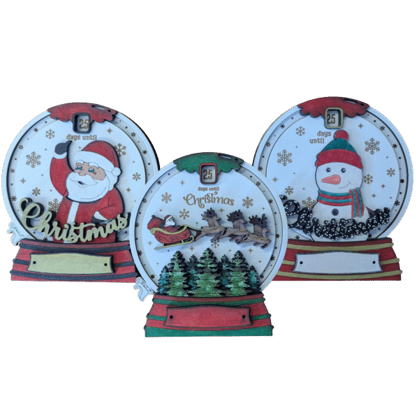 Snowglobe Christmas Countdowns